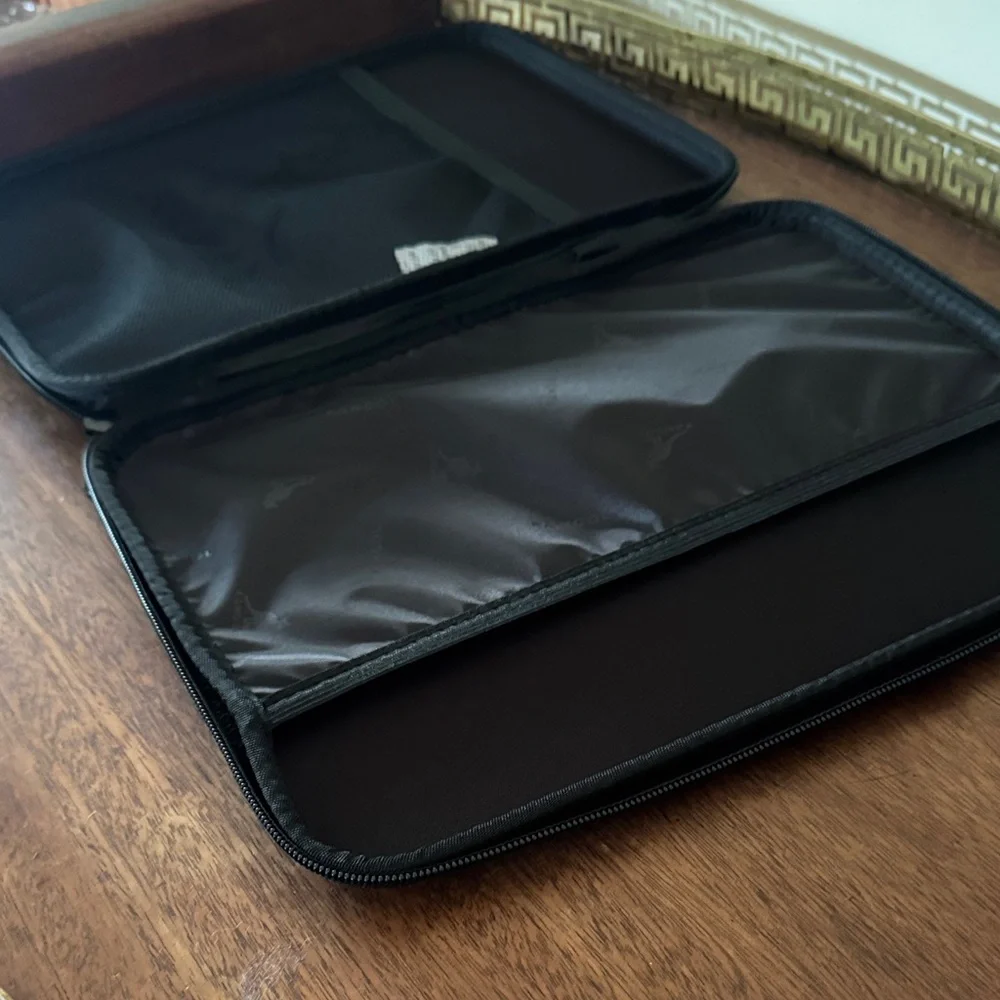 Kangol Black Zip Pouch iPad case holder